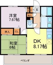 パークスクエア21の間取り画像