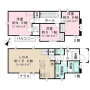 赤塚5丁目戸建住宅の間取り画像