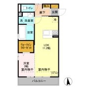 サン アルト Ⅱの間取り画像
