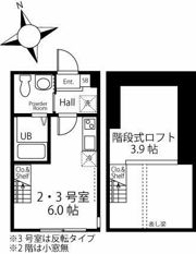 ハーミットクラブハウス能見台の間取り画像