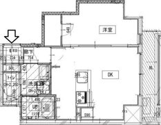 THE CITY RESIDENCE 京都山科駅前の間取り画像