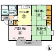 リベラ花渕Aの間取り画像