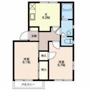 エステートこやまSEの間取り画像