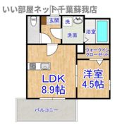 ジーメゾン千葉浜野ルミソラの間取り画像