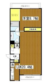 Kflat－Ⅱの間取り画像