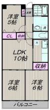 グランメゾン市野倉の間取り画像