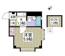 ローズアパートメント泉10番館の間取り画像