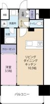 スペルビア勝山の間取り画像