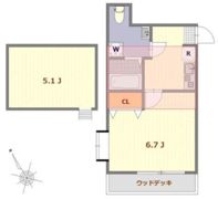 カスティーロ武蔵小金井の間取り画像