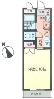 エアフォルク久里浜の間取り画像