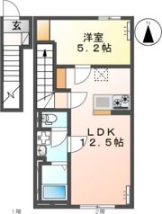 サンライズKの間取り画像