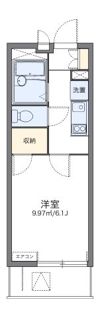 レオパレスハピネスオリーブの間取り画像