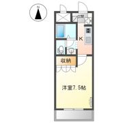 エトワール大開の間取り画像