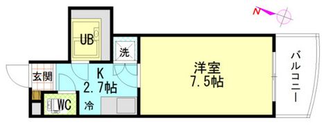 セントラルリバー東原の間取り画像