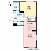 casa hoteiの間取り画像
