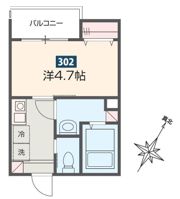 MELDIA小川の間取り画像