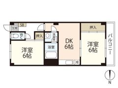 美笠マンションの間取り画像