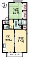 レーベン板野 A棟の間取り画像