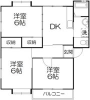 コスミック富塚の間取り画像