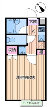 リリーテラスAの間取り画像