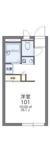 レオパレスクレストAの間取り画像