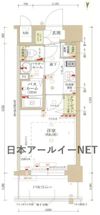 ポルト・ボヌール梅田WESTの間取り画像