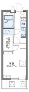 レオパレスエクセルハイムⅢの間取り画像