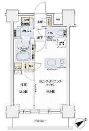 デュオステージ海老名Ⅱの間取り画像