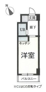 プレステージ西谷の間取り画像