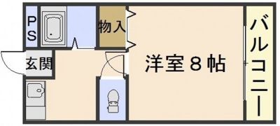 ファンテイル青江の間取り画像
