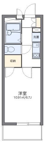 レオパレスTakes 1の間取り画像