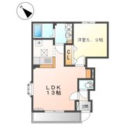 ヘップバーンの間取り画像