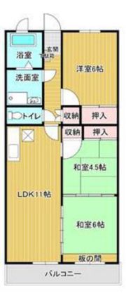 サンブライト西旭の間取り画像