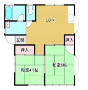 シュリーネ九日市の間取り画像