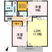 グランドゥールAの間取り画像