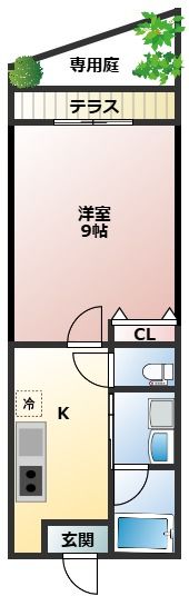 ベルビスタの間取り画像