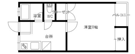 ジュネスくれないの間取り画像