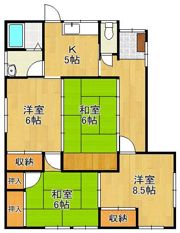 日の出2丁目久賀貸家の間取り画像