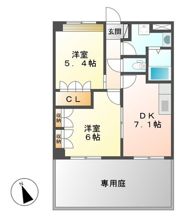 リバービューの間取り画像