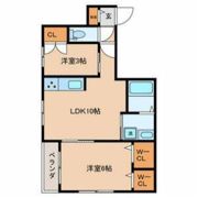 ClairChez－moiの間取り画像