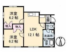 アネックス・I D棟の間取り画像