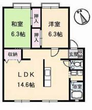 サンビレッジ平野 A棟の間取り画像