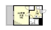 グローバルハイツ赤門の間取り画像