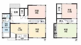 横須賀市二葉戸建の間取り画像