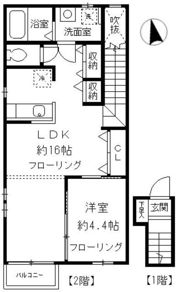 エスポワールの間取り画像