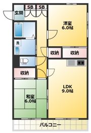 ビラ・クレールの間取り画像