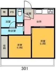 伊予マンションの間取り画像