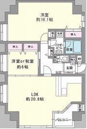 セイワパレス四天王寺の間取り画像