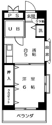 コーポみやびの間取り画像