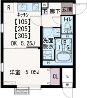 イクシオ blue treeの間取り画像